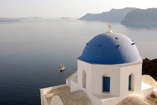 Firostefani Village Blue Dome