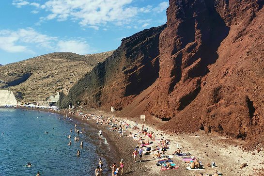 Red Beach Santorini