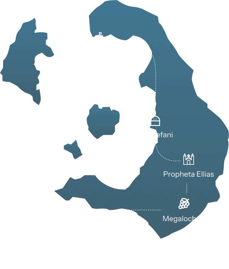Santorini Highlights Map